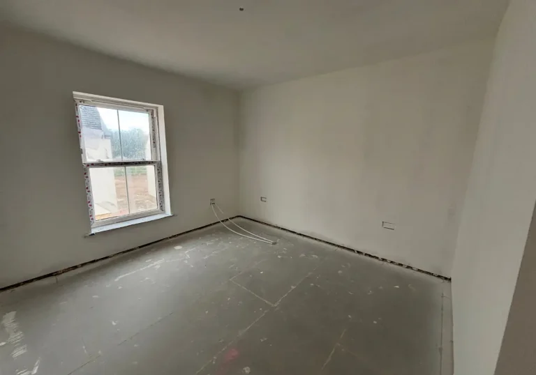 Bedroom area before renovations large space